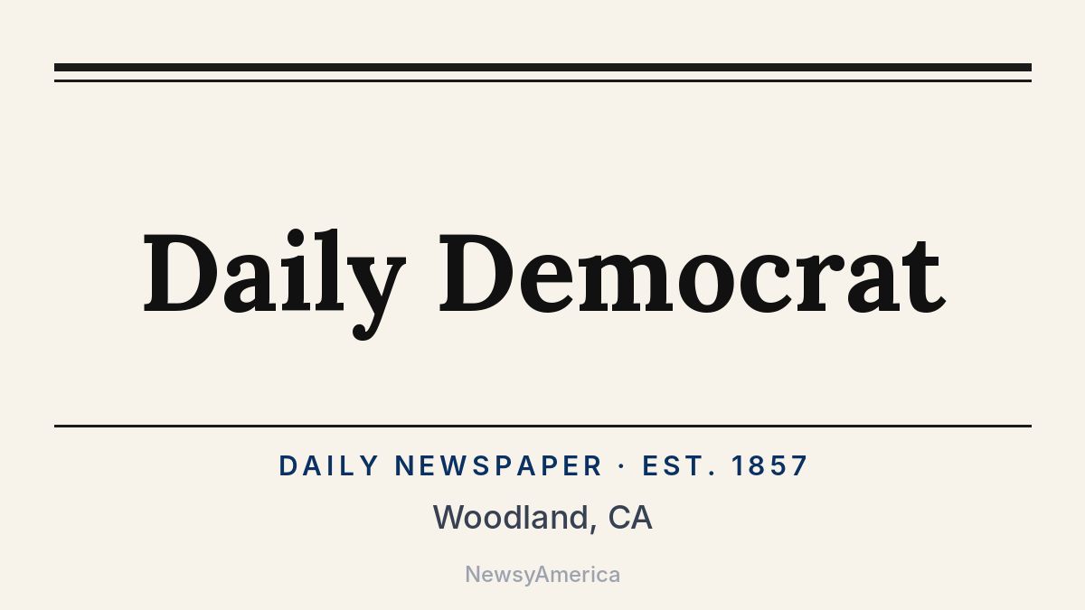 Daily Democrat – Woodland, CA