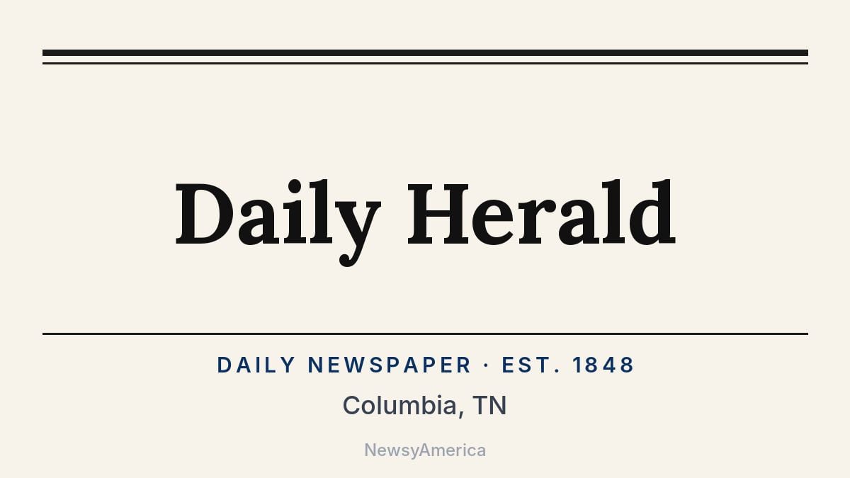 Daily Herald – Columbia, TN