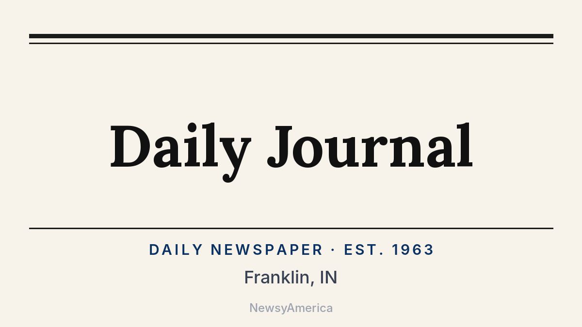 Daily Journal – Franklin, IN