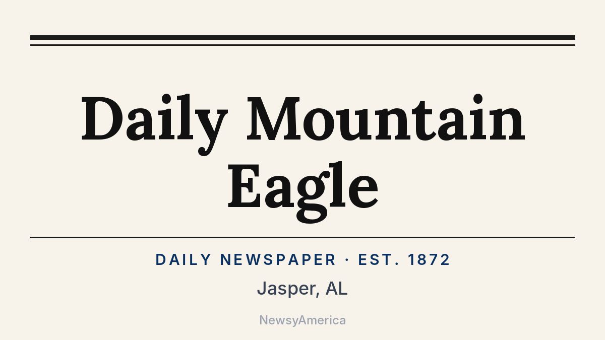Daily Mountain Eagle – Jasper, AL