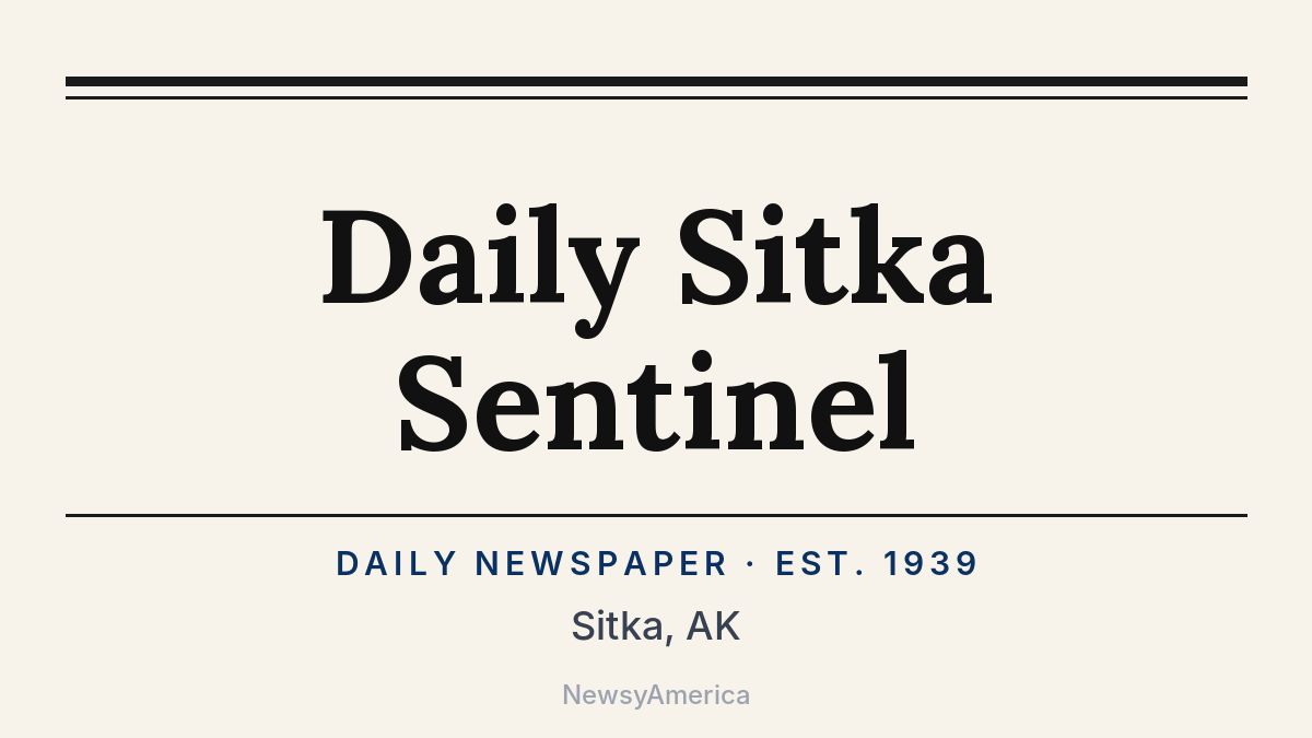 Daily Sitka Sentinel – Alaska