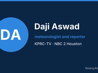 Daji Aswad, meteorologist and reporter, KPRC-TV