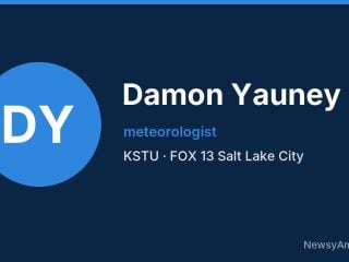 Damon Yauney, meteorologist, KSTU
