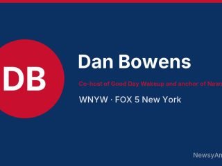 Dan Bowens, Co-host of Good Day Wakeup and anchor of NewsRoom Live, WNYW