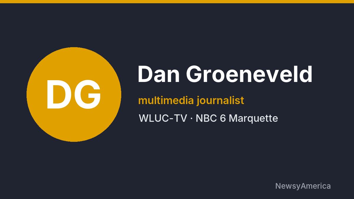 Dan Groeneveld – WLUC-TV, Marquette