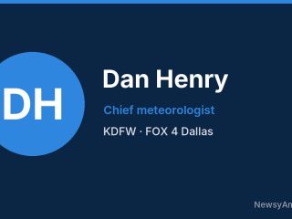 Dan Henry, Chief meteorologist, KDFW