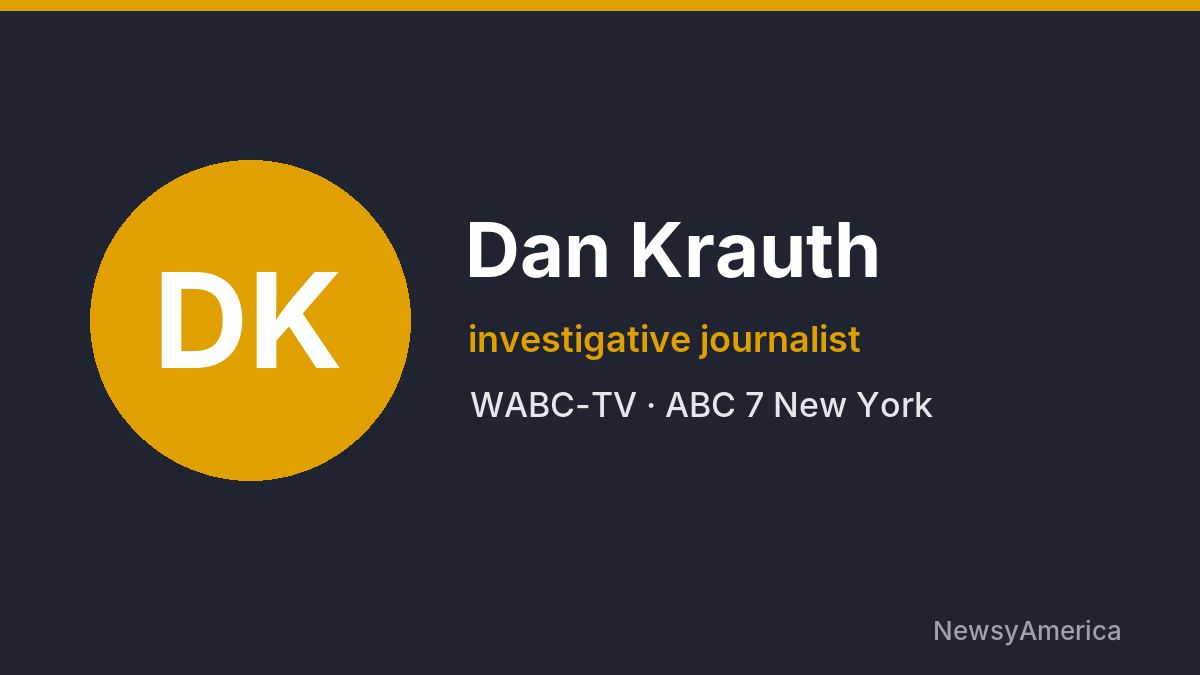 Dan Krauth – WABC-TV, New York