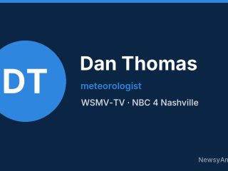 Dan Thomas, meteorologist, WSMV-TV