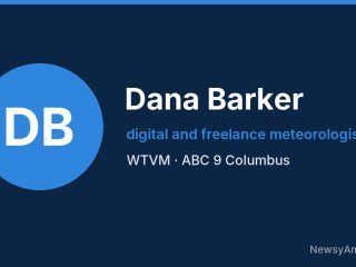 Dana Barker, digital and freelance meteorologist, WTVM