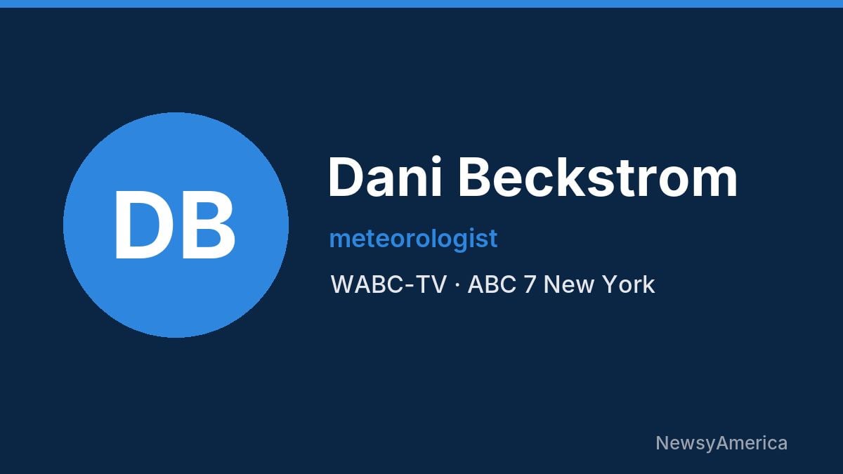 Dani Beckstrom – WABC-TV, New York