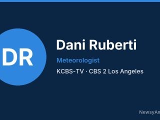 Dani Ruberti, Meteorologist, KCBS-TV