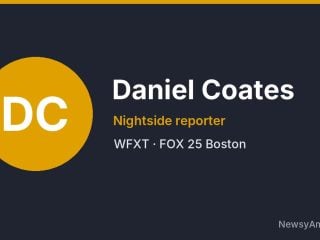 Daniel Coates, Nightside reporter, WFXT