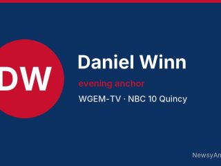 Daniel Winn, evening anchor, WGEM-TV