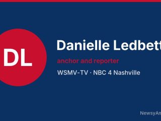Danielle Ledbetter, anchor and reporter, WSMV-TV
