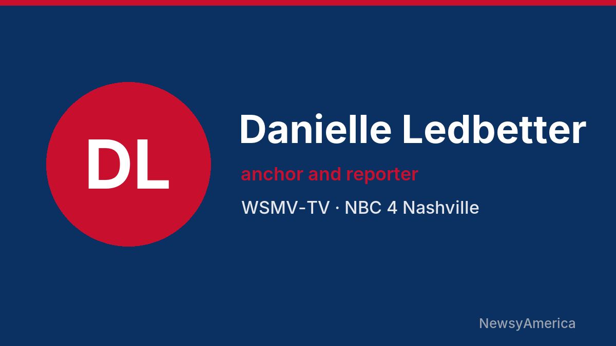 Danielle Ledbetter – WSMV-TV, Nashville