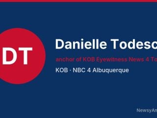 Danielle Todesco, anchor of KOB Eyewitness News 4 Today, KOB