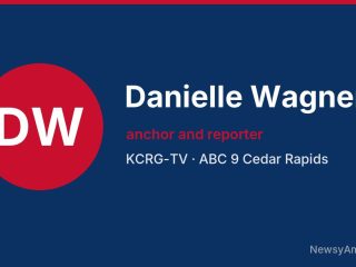 Danielle Wagner, anchor and reporter, KCRG-TV