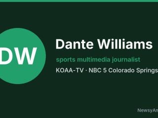 Dante Williams, sports multimedia journalist, KOAA-TV