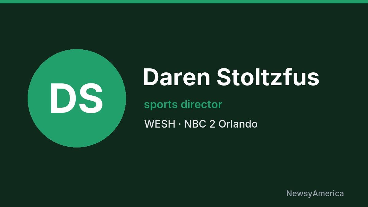 Daren Stoltzfus – WESH, Orlando