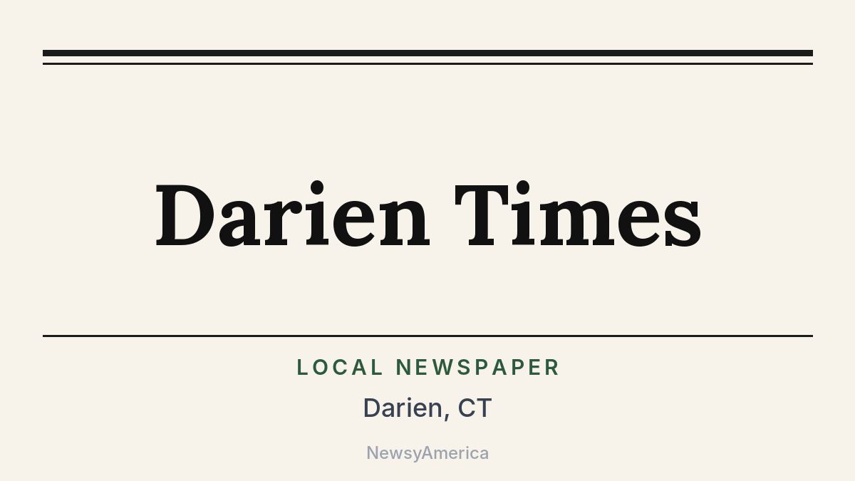 Darien Times – Connecticut