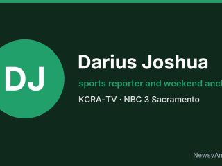 Darius Joshua, sports reporter and weekend anchor, KCRA-TV