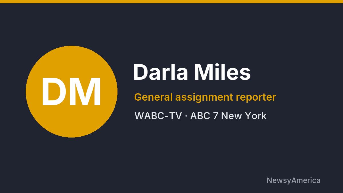Darla Miles – WABC-TV, New York