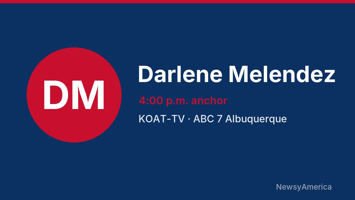 Darlene Melendez – KOAT-TV, Albuquerque