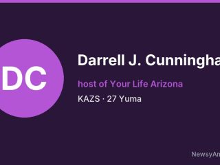 Darrell J. Cunningham, host of Your Life Arizona, KAZS