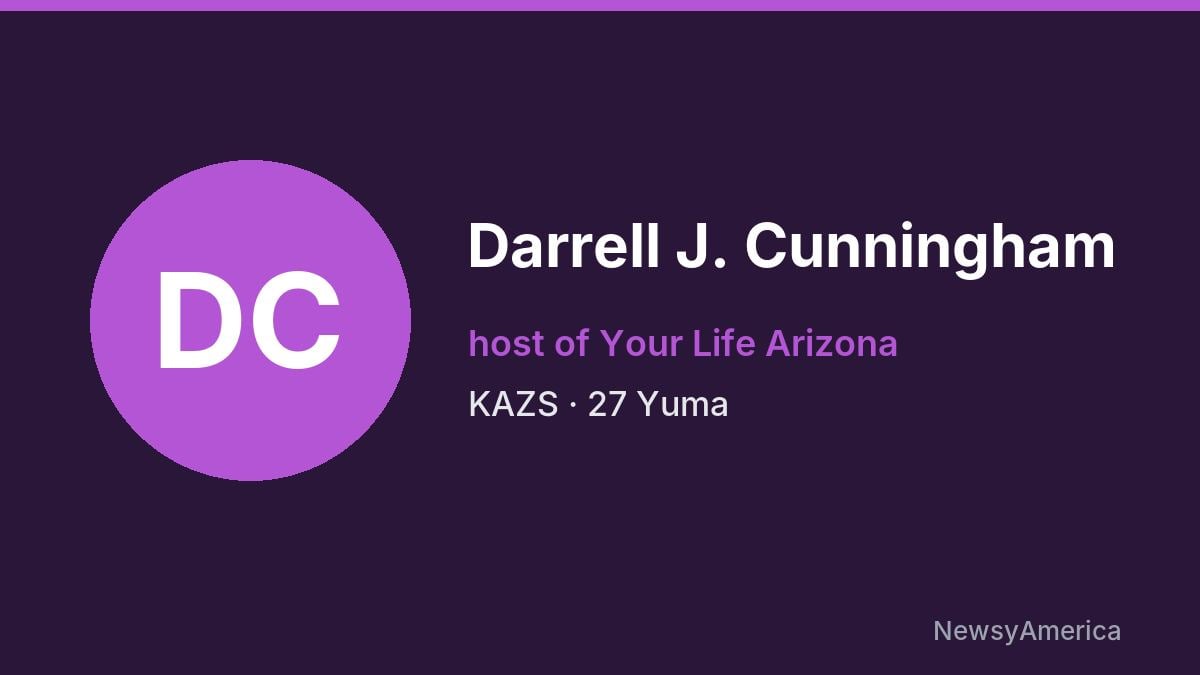 Darrell J. Cunningham – KAZS, Yuma