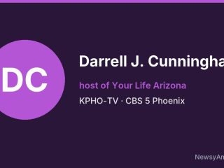 Darrell J. Cunningham, host of Your Life Arizona, KPHO-TV