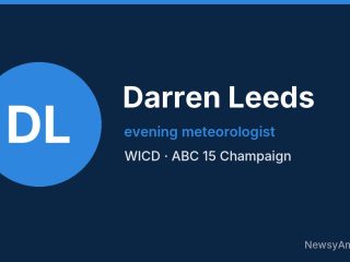 Darren Leeds, evening meteorologist, WICD