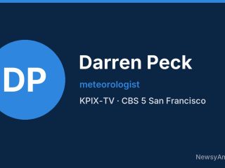Darren Peck, meteorologist, KPIX-TV