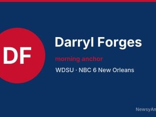 Darryl Forges, morning anchor, WDSU