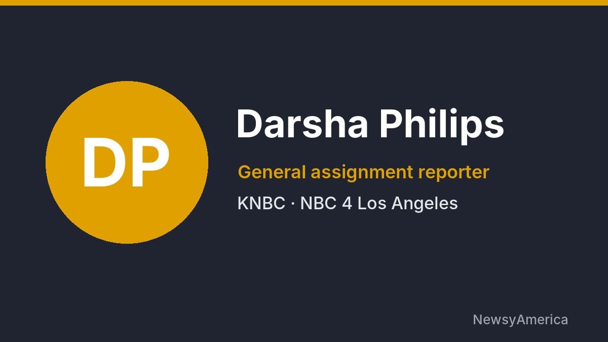 Darsha Philips – KNBC, Los Angeles