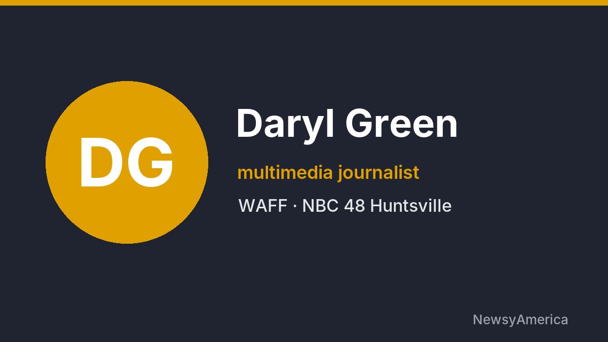 Daryl Green – WAFF, Huntsville