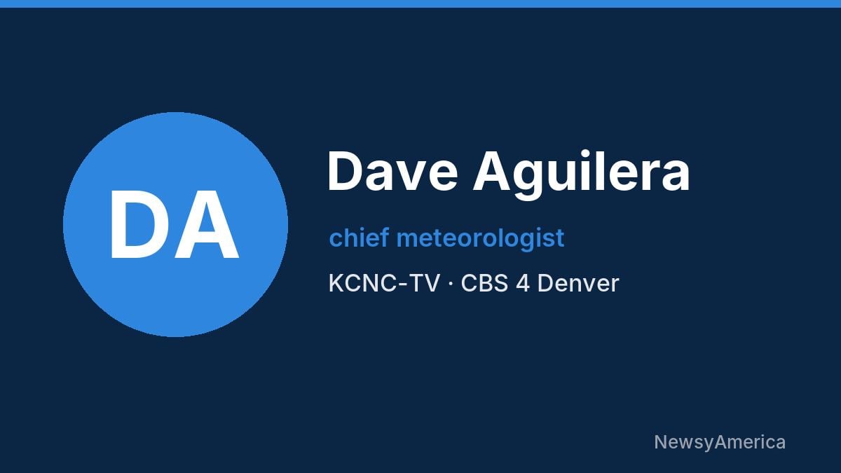 Dave Aguilera – KCNC-TV, Denver