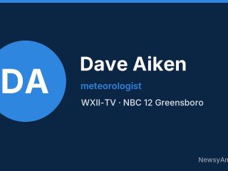 Dave Aiken, meteorologist, WXII-TV
