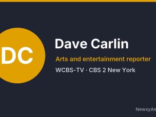 Dave Carlin, Arts and entertainment reporter, WCBS-TV