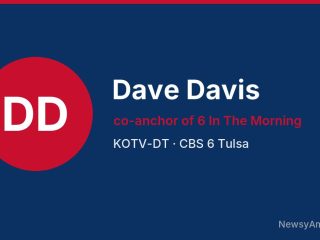 Dave Davis, co-anchor of 6 In The Morning, KOTV-DT