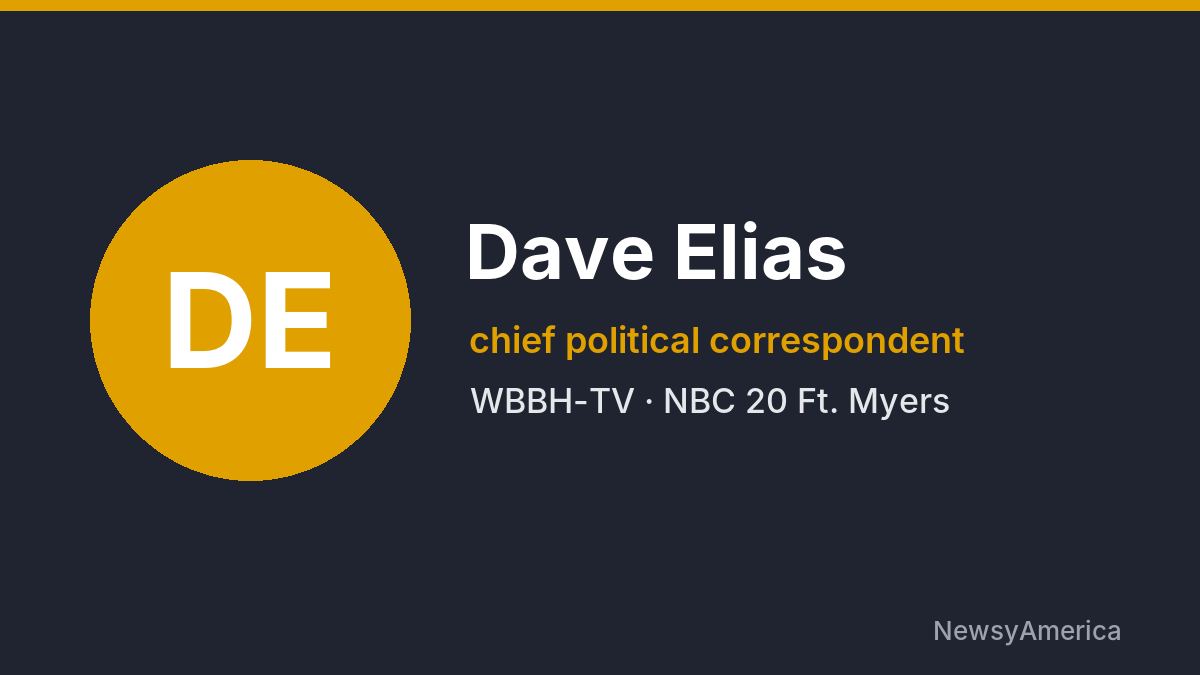 Dave Elias – WBBH-TV, Ft. Myers