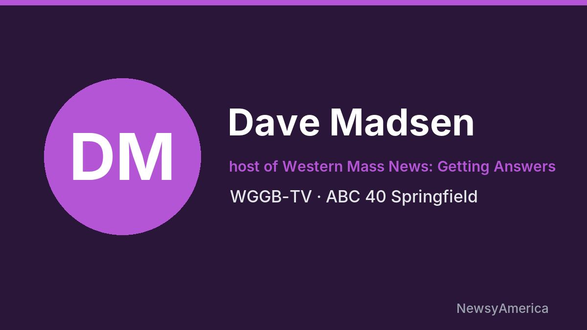 Dave Madsen – WGGB-TV, Springfield