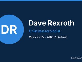 Dave Rexroth, Chief meteorologist, WXYZ-TV