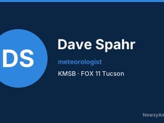 Dave Spahr, meteorologist, KMSB