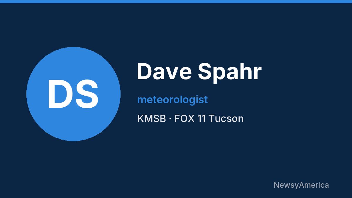 Dave Spahr – KMSB, Tucson