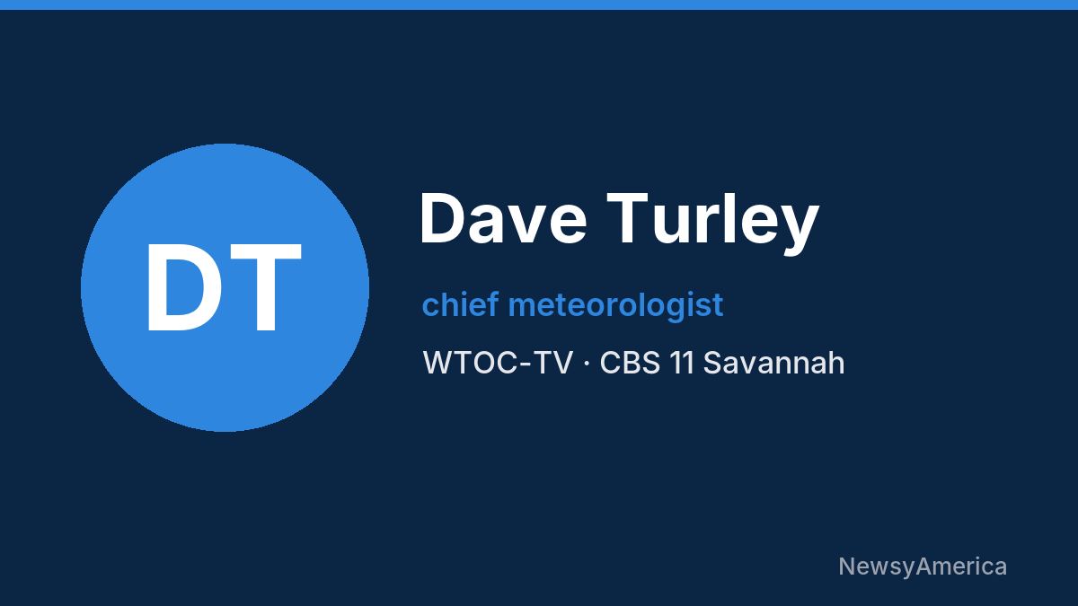 Dave Turley – WTOC-TV, Savannah