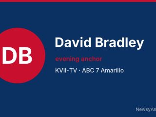 David Bradley, evening anchor, KVII-TV