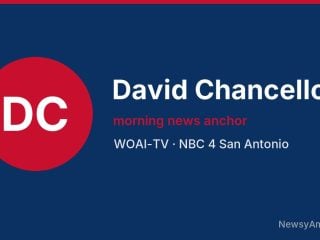 David Chancellor, morning news anchor, WOAI-TV