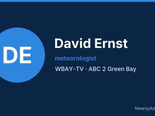 David Ernst, meteorologist, WBAY-TV