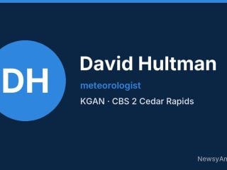 David Hultman, meteorologist, KGAN
