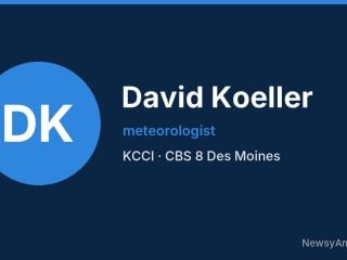 David Koeller, meteorologist, KCCI